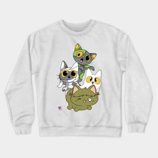 Halloween Cats Crewneck Sweatshirt